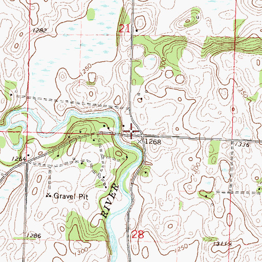 Topographic Map of School Number 143 (historical), MN