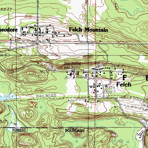 Topographic Map of Nordic Medical Center, MI
