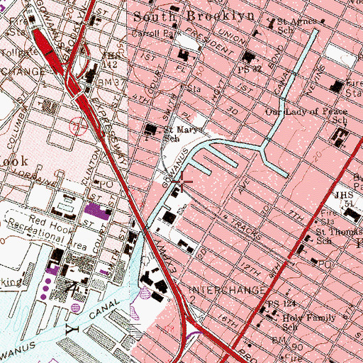 Topographic Map of Culver Viaduct, NY