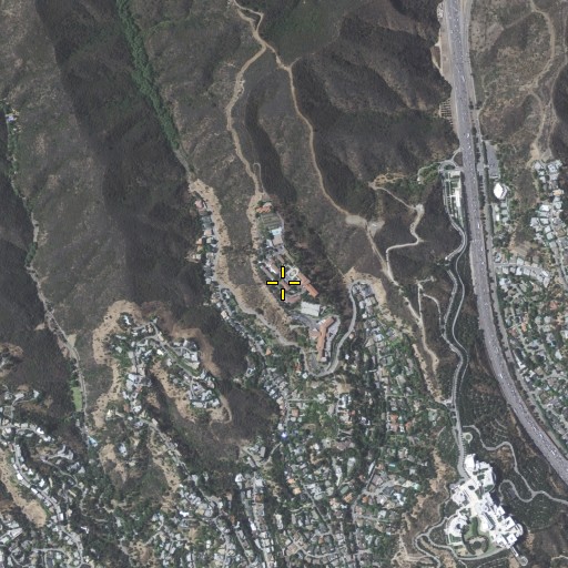 Aerial/Satellite Image of Coe Memorial Library, CA