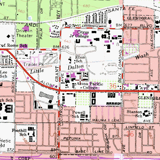 Topographic Map of Engstrom Hall, CA