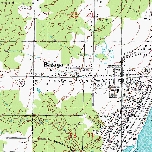 Topographic Map of Jehovah's Witnesses, MI