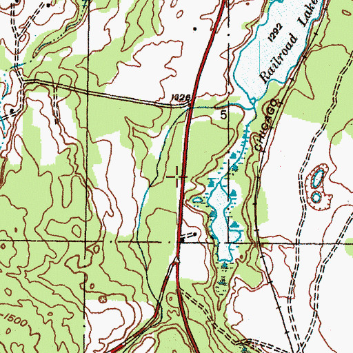 Topographic Map of Lakeview Bible Church, MI