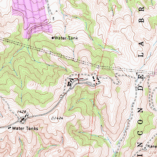 Topographic Map of Nike Site LA-29L (historical), CA