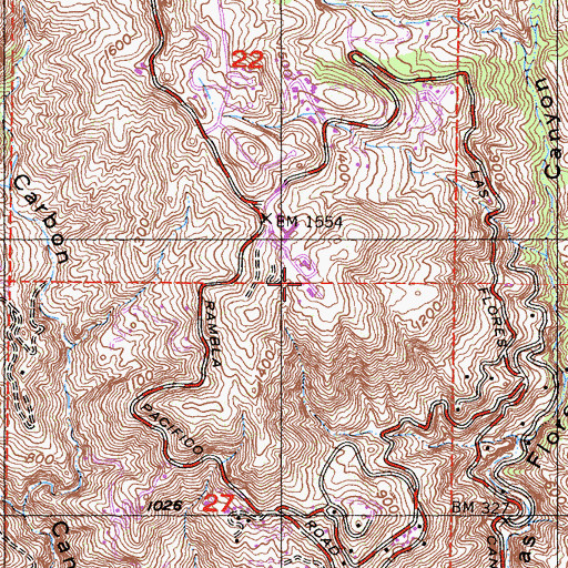 Topographic Map of Nike Site LA-78L (historical), CA