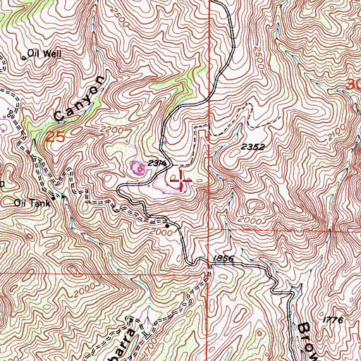 Topographic Map of Nike Site LA-88L (historical), CA