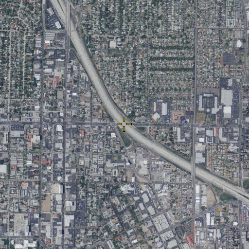 Aerial/Satellite Image of Exit 105A, CA