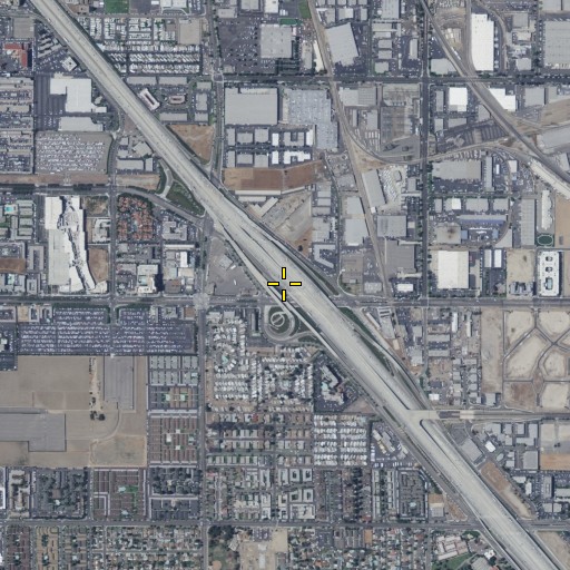 Aerial/Satellite Image of Exit 109, CA