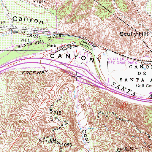 Topographic Map of Exit 42, CA