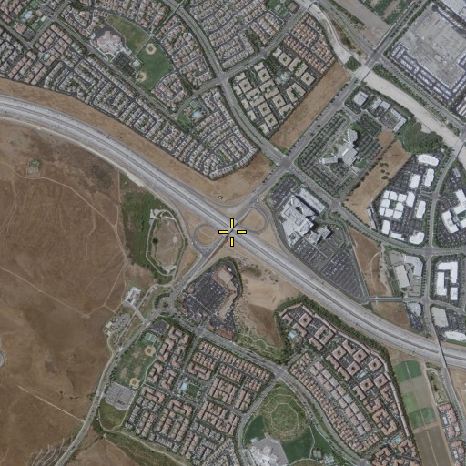 Aerial/Satellite Image of Exit 3, CA