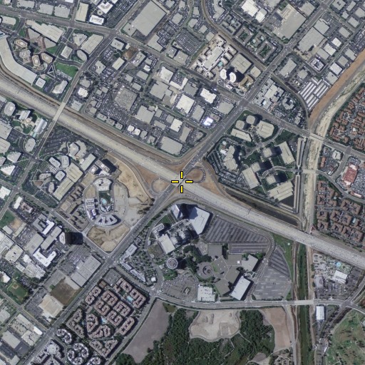Aerial/Satellite Image of Exit 7, CA
