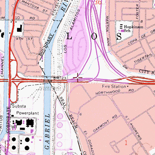 Topographic Map of Exit 2, CA