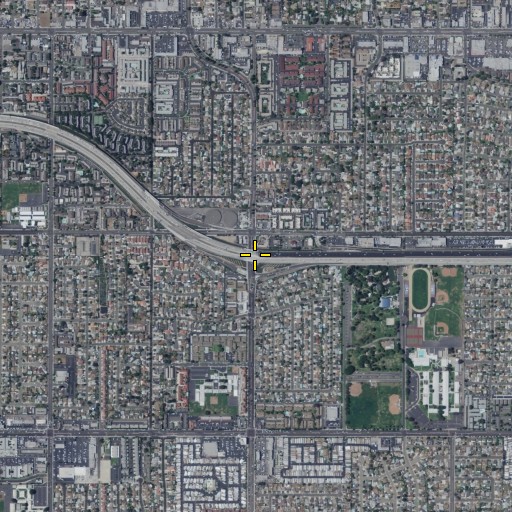 Aerial/Satellite Image of Exit 9, CA