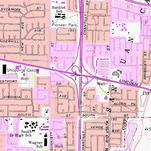 Topographic Map of Exit 4, CA