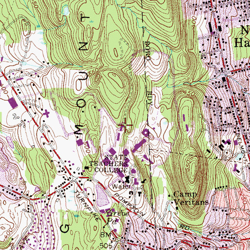 Topographic Map of White Hall, NJ