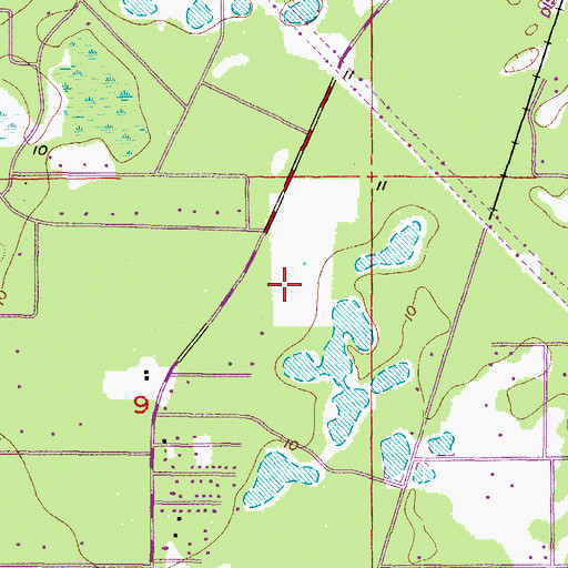 Topographic Map of Bethel American Methodist Episcopal Church, FL