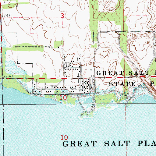 Topographic Map of Nescatunga, OK