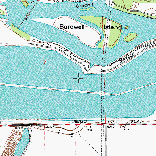 Topographic Map of Bardwell Mine, IL