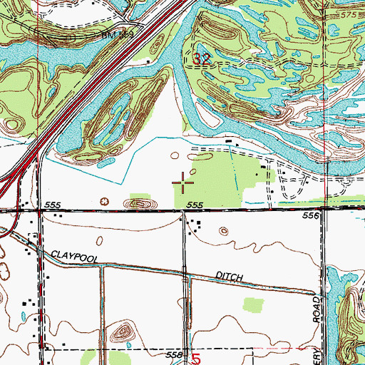 Topographic Map of Murphy, Linskey And Kasher Number 4 Mine, IL