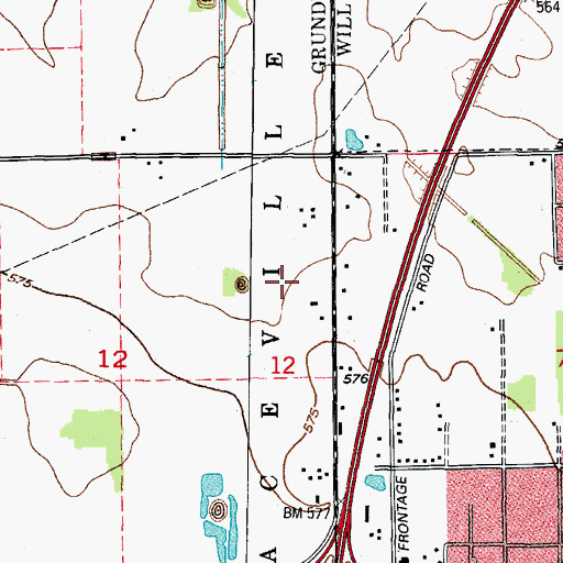 Topographic Map of O Mine, IL