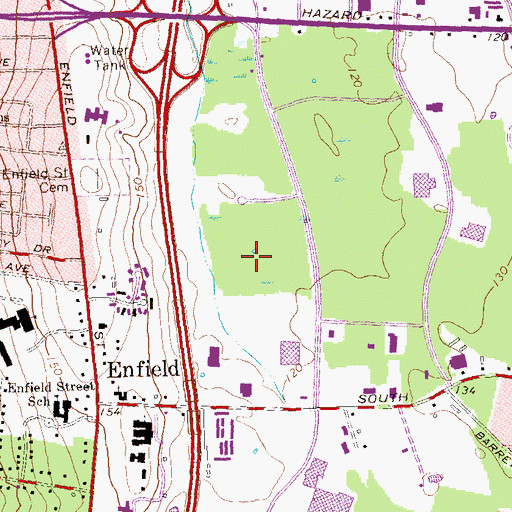 Topographic Map of Digital Heliport, CT