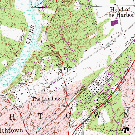 Topographic Map of Grace Church, NY