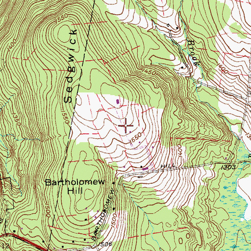 Topographic Map of Wings Ago Airstrip, CT