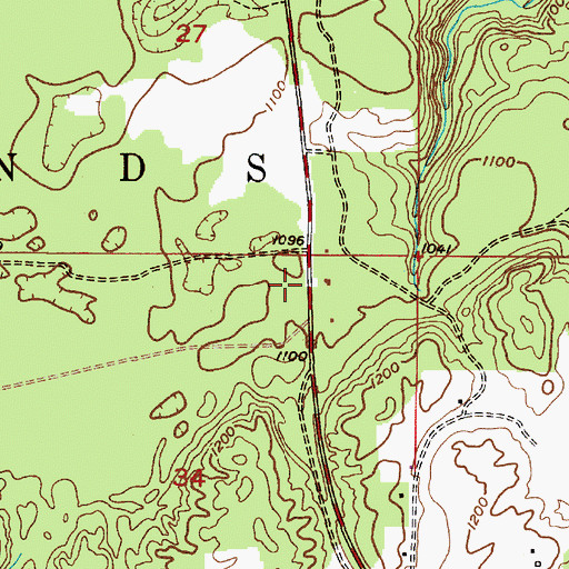 Topographic Map of Marquette County Fairgrounds, MI