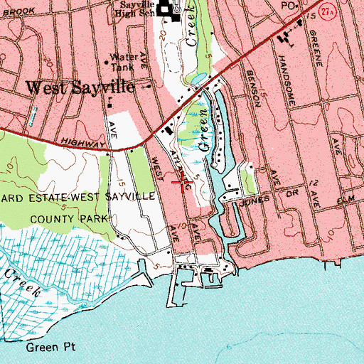 Topographic Map of Christian Reformed Church, NY