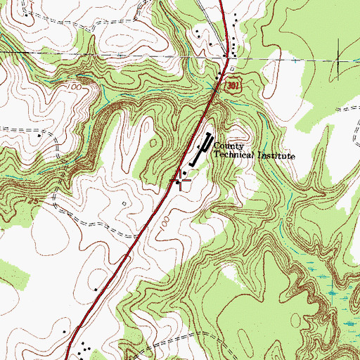 Topographic Map of Halifax County Investigation, NC
