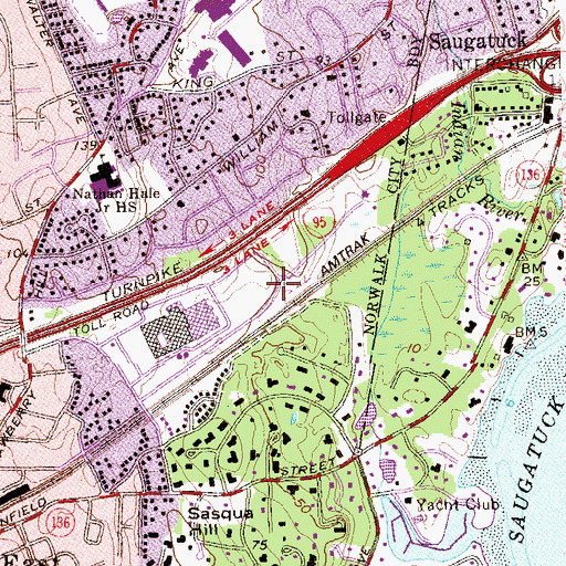 Topographic Map of Norden Systems Heliport, CT