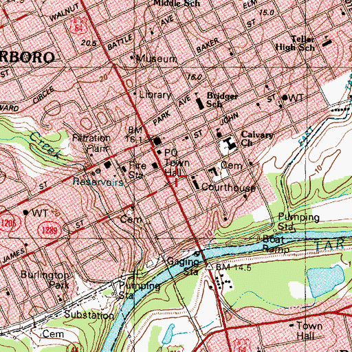 Topographic Map of Alcohol Law Enforcement, NC