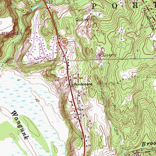 Topographic Map of Bemer Heliport, CT