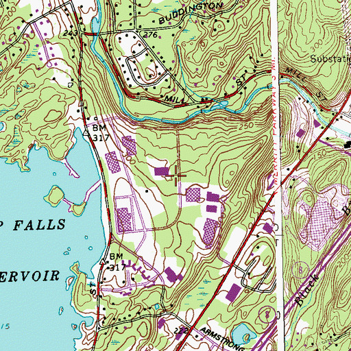 Topographic Map of ITT Heliport, CT