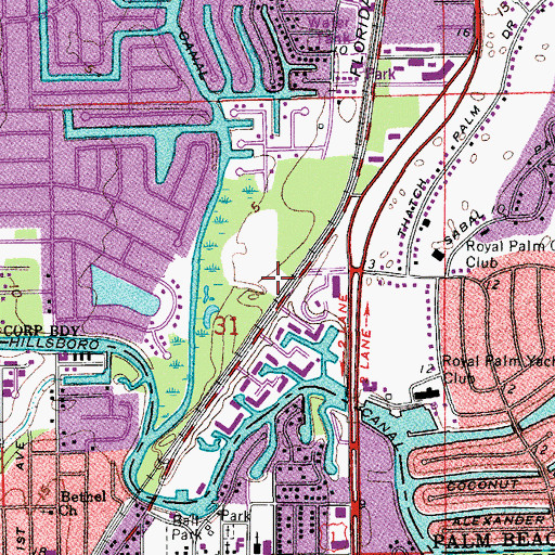Topographic Map of Boca Raton Fire and Rescue Station 8, FL