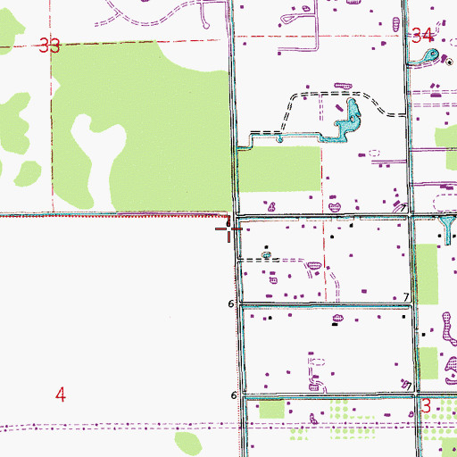 Topographic Map of Davie Fire Rescue Station 91, FL
