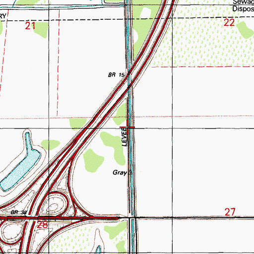 Topographic Map of Miramar Fire Rescue Station 84, FL