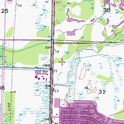 Topographic Map of Palm Beach Gardens Fire / Rescue Station 5, FL