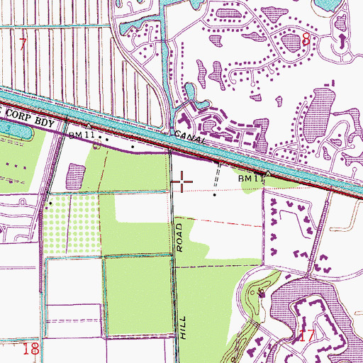 Topographic Map of Davie Fire Rescue Station 65, FL