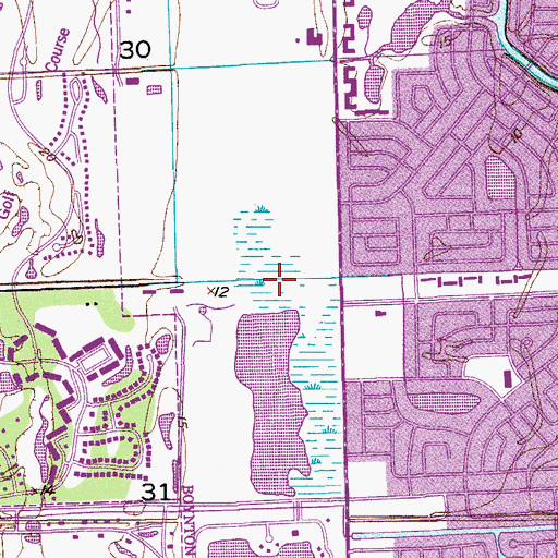 Topographic Map of Boynton Beach Fire Rescue Station 2, FL