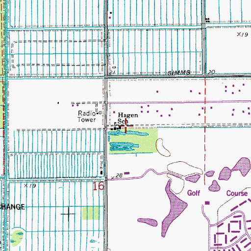 Topographic Map of Palm Beach County Fire Rescue Station 42 Headquarters, FL