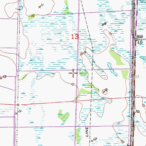 Topographic Map of Palm Beach County Fire Rescue Department Station 16, FL