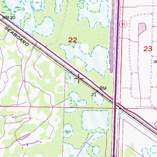 Topographic Map of Palm Beach County Fire Rescue Station 17, FL