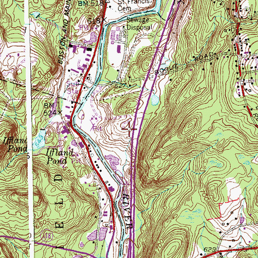 Topographic Map of O and G Heliport, CT