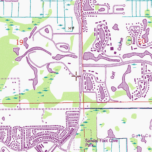 Topographic Map of Palm Beach County Fire Rescue Station 57 Headquarters, FL