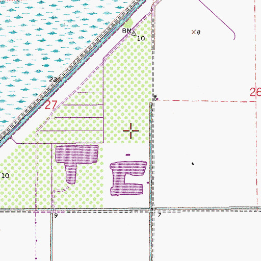 Topographic Map of Sunrise Fire Rescue Station 92, FL