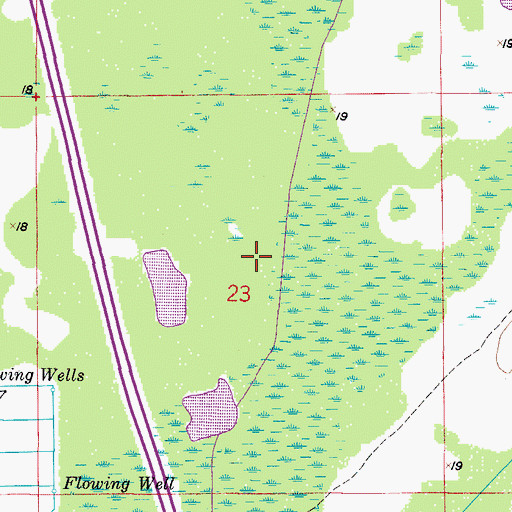 Topographic Map of San Carlos Park Fire Protection and Rescue Service District Station 53, FL