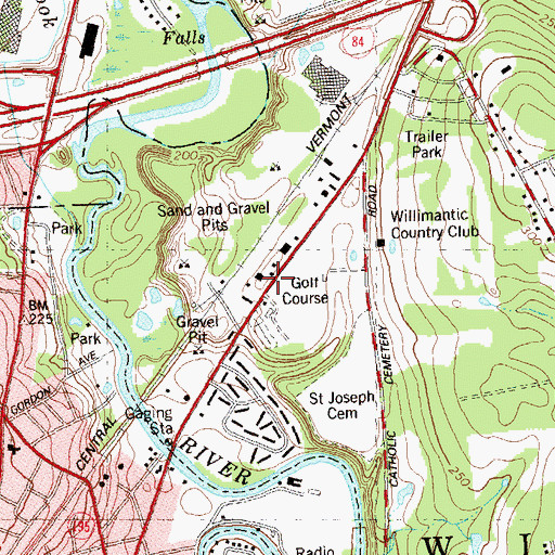 Topographic Map of Nasin Heliport, CT