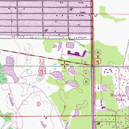 Topographic Map of North Naples Fire Control District Station 44, FL