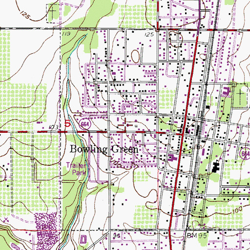 Topographic Map of Hardee County Fire Rescue Department Station 3, FL
